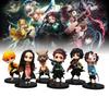 6pcs Slayer Demon Character Pvc Toy Model Desktop Decor Child Christmas Gift