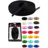 KutsuGoods Flat Shoelaces Material-focused Laces 100cm 120cm 140cm 160cm 8mm Width