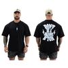 Joggers Summer Thavage Muscular CBUM Pánská trička Sportovní Ležérní Bavlna Tričko s kulatým výstřihem Tělocvična Běh Kulturistika Krátký rukáv