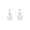 Camellia Stud Earrings: 925 Sterling Silver, Light Luxury Design for Women, 2022 Summer Style
