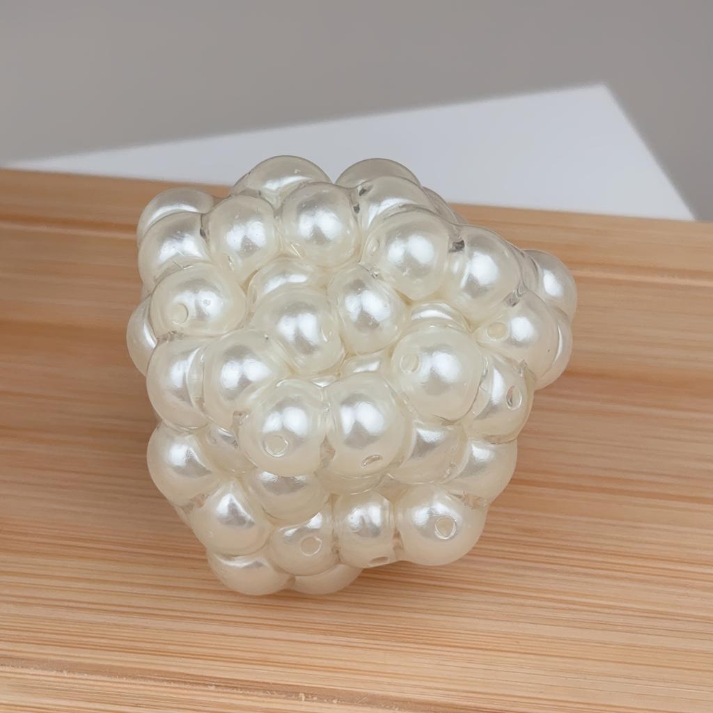 Novel Pearl Slow Rebound Squishy Ball, Exquisite Swirl Texture High Gloss, Desk Decor for Office Party Gift