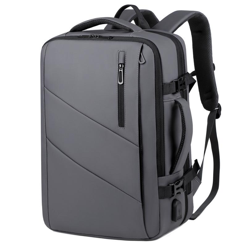Travel Laptop Backpack Men 17 Inch Multi Pocket Expandable Backpack Waterproof USB School Backpack Business Bag