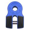 Winch Shackle Mount 30000Lbs Loading Iron Pin Rubber Guard Universal for ATV Pickup Soft Shackle D Ring Blue
