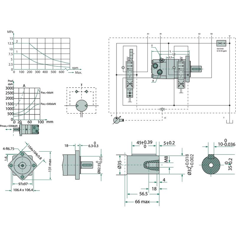 BMS 375-E4 BD engine D=32mm 1/2 OMS 400