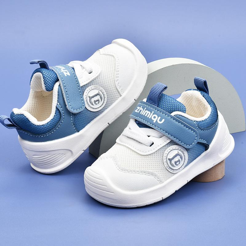 boys' and girls' baby shoes, spring-autumn 0–12 years old infant shoes, anti-kick children's shoes, infant toddler cloth shoes, soft sole