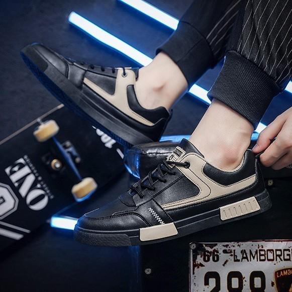 

Men s shoes popular Korean version casual board shoes trendy shoes student fashion niche white shoes breathable flat-bottomed retro mesh shoes 44 чорний