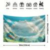 VIKAMA Cloud Cat Anime Tapestry Adorable Japanesestyle wall decor Perfect for living rooms and dorm rooms Ideal as a home gift