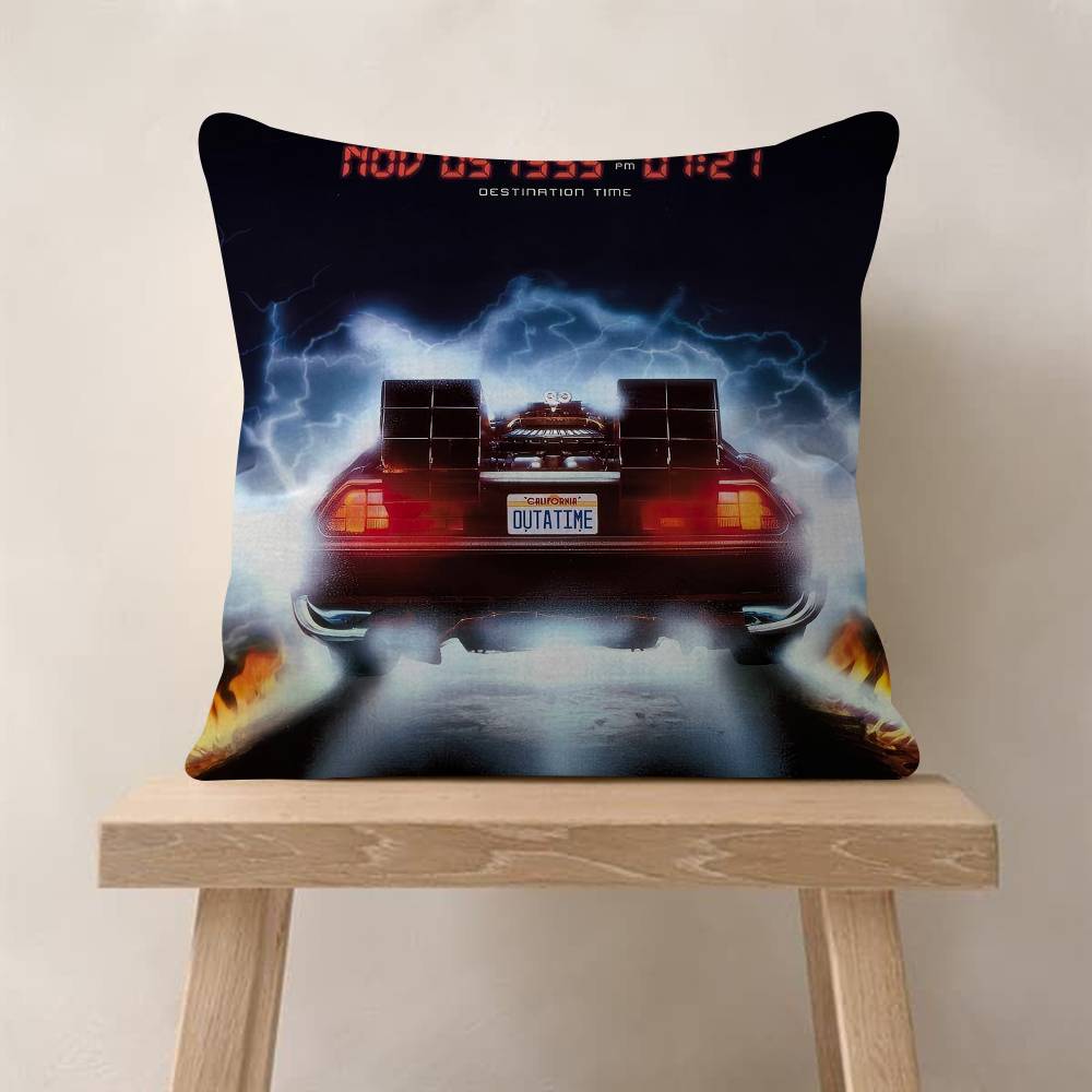 Classic Movies Back To The Future s Pillow Gift Home Office Decoration Bedroom Sofa Car Cushion Cover Case x