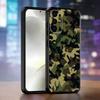 F-Fashion C-Camouflage Phone Case Black Silicone Soft For Samsung S25,S24,S21,S22,S23,S30,Ultra,S20,Plus,Fe,Lite