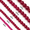 1 Strand Natural Purple Red Chalcedony Stone Beads 4 6 8 10 12mm Round Gemstone Beads for Jewelry Making DIY Bracelets Necklace