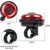 Classic Bike Bell, Aluminum Bicycle Bell, Loud Crisp Clear Sound Bicycle Bike Bell for Adults Kids