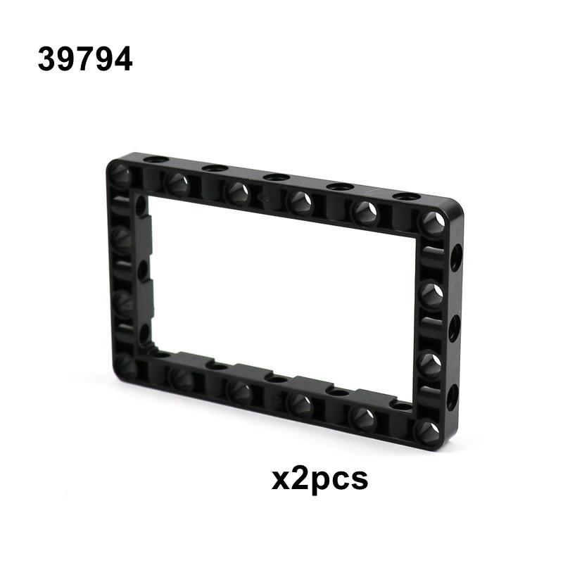 

New Arrival Building Blocks Bricks Technical Beam Frame 7x11 11x15 MOC Technical Parts 39794 39790