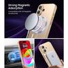 Coque de Protection - E.F.Connection - pour iPhone 17 Pro - avec Anneau Magnétique Doré - 2 Verre Trempé