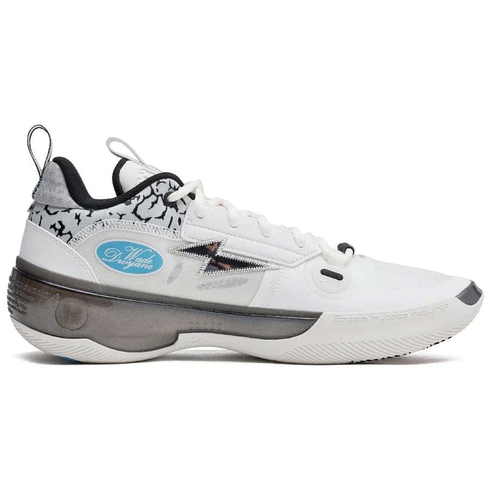 Li Ning Proti skluzu Odolné proti oděru Nízké Basketbalové boty Pánské Bílá Černá Modrá ABAS083-18