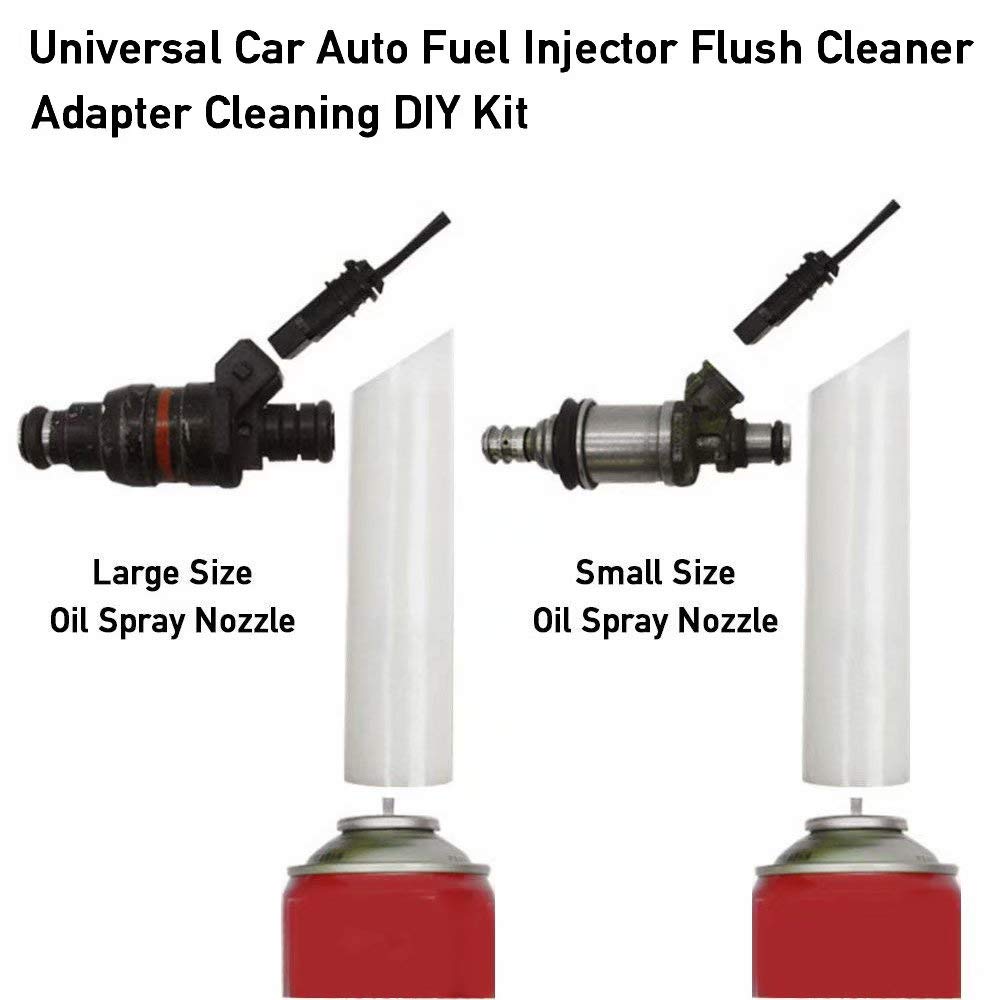 1pc Universal Car Fuel Injector Flush Cleaner Metal Manual DIY Wash Adapter Jet Nozzle Cleaning Tool Car Cleaning Accessories