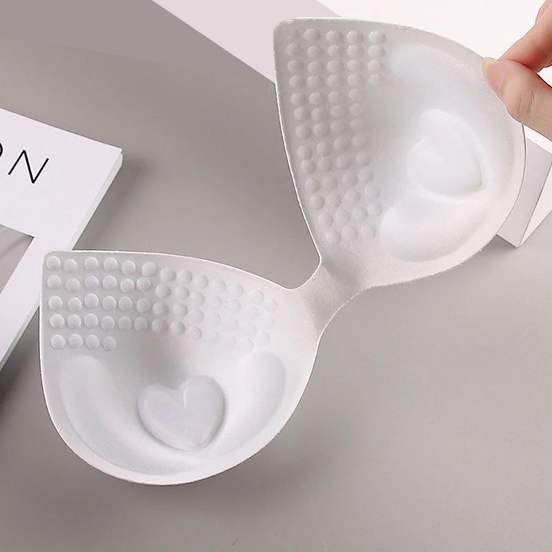 Thick Chest Pad One Piece Sponge Palm Type Massage Gather Heart Bra Pad