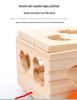 Wooden Educational Pull-Along Toy Car with Shape Matching and Colorful Geometric Blocks