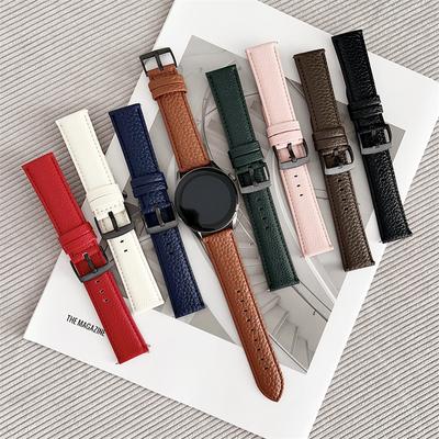 20mm 22mm Kožené remienky na hodinky pre Huawei Watch 4/3/GT3/2 Pro Amazfit GTR 4/GTS 4 47MM 42MM Samsung Galaxy Watch 3 4/5/6 Remienok