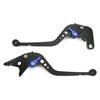 H58 Schwarz (blau) Honda Brems- Kupplungshebel 6-fach verstellbar Passend für CB650R CBR650R NC750X NC750S CB650F CBR650F usw.