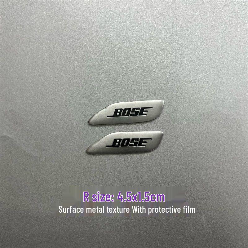 Dekorative Metallaufkleber für Auto-Audio-Lautsprecher von Bose, Harman Kardon, JBL.