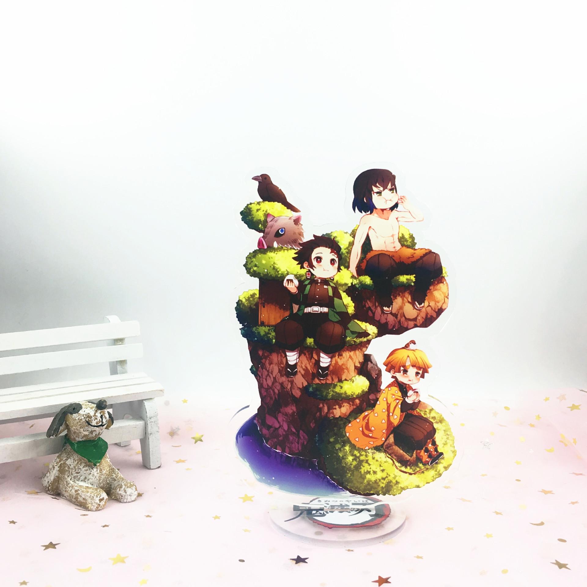 

Игра аниме Demon Slayer Blade Nidou Tanjiro акриловая подставка для персонажей косплея акриловая подставка для фигурки окрашенная настольная декорация орнамент подарок