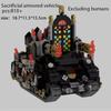 High Brick Parts Moc 40k Vehicle Sacrificial Armored Vehicle Strong Attack Bucket Water Children Assembly Building Blo