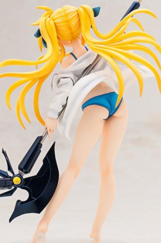 Magical Girl Lyrical Nanoha The MOVIE 2nd A's Fate Testarossa Swimsuit Hoodie Style 1/8 Scale PVC Pre-Painted Complete Figure