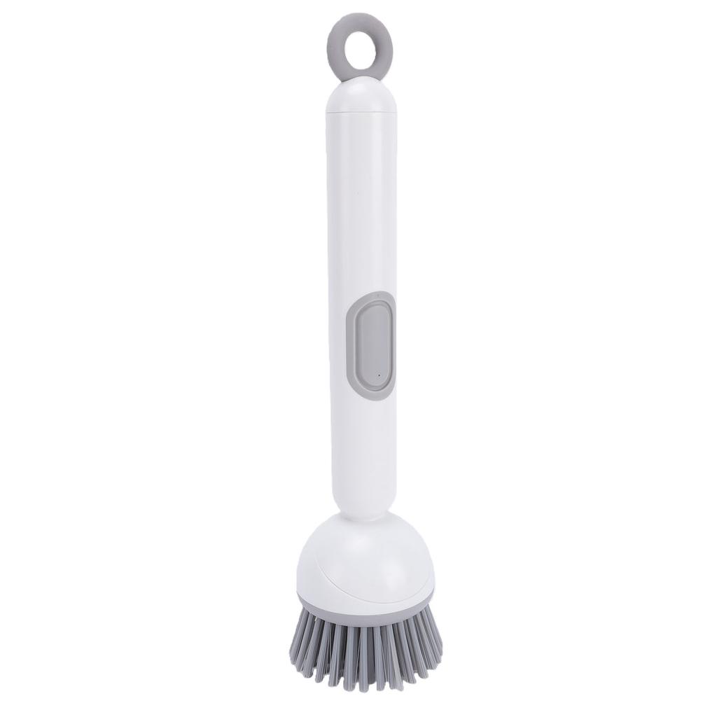 Dish Brush with Detergent Dispenser Adjustable Angle Rotating Scrub Brush for Pots Pans Kitchen Cleaning Brush for Sink