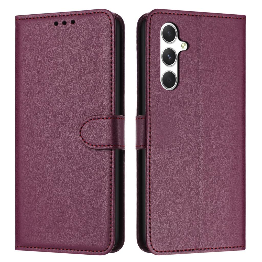 For Samsung Galaxy A17 5G Case Stand Wallet Leather Phone Cover with Strap