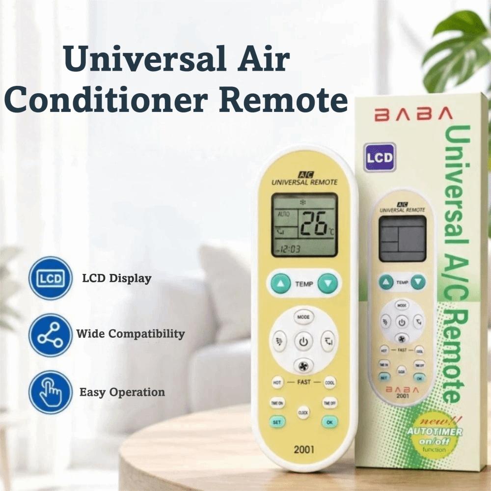 All Brands Compatible Air Conditioner Remote Control Replacement AC Controller Household Use