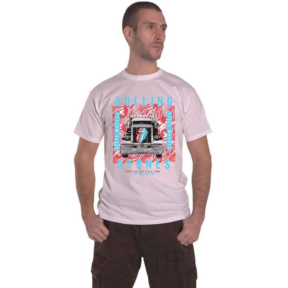 The Rolling Stones Unisex Adult Steel Wheels T-Shirt