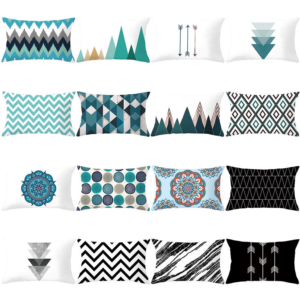 Γεωμετρικός κύκλος Τρίγωνο Κύμα Μαξιλαροθήκη Κάλυμμα Μαξιλαριού Καναπέ-κρεβάτι Διακόσμηση καφέ αυτοκινήτου