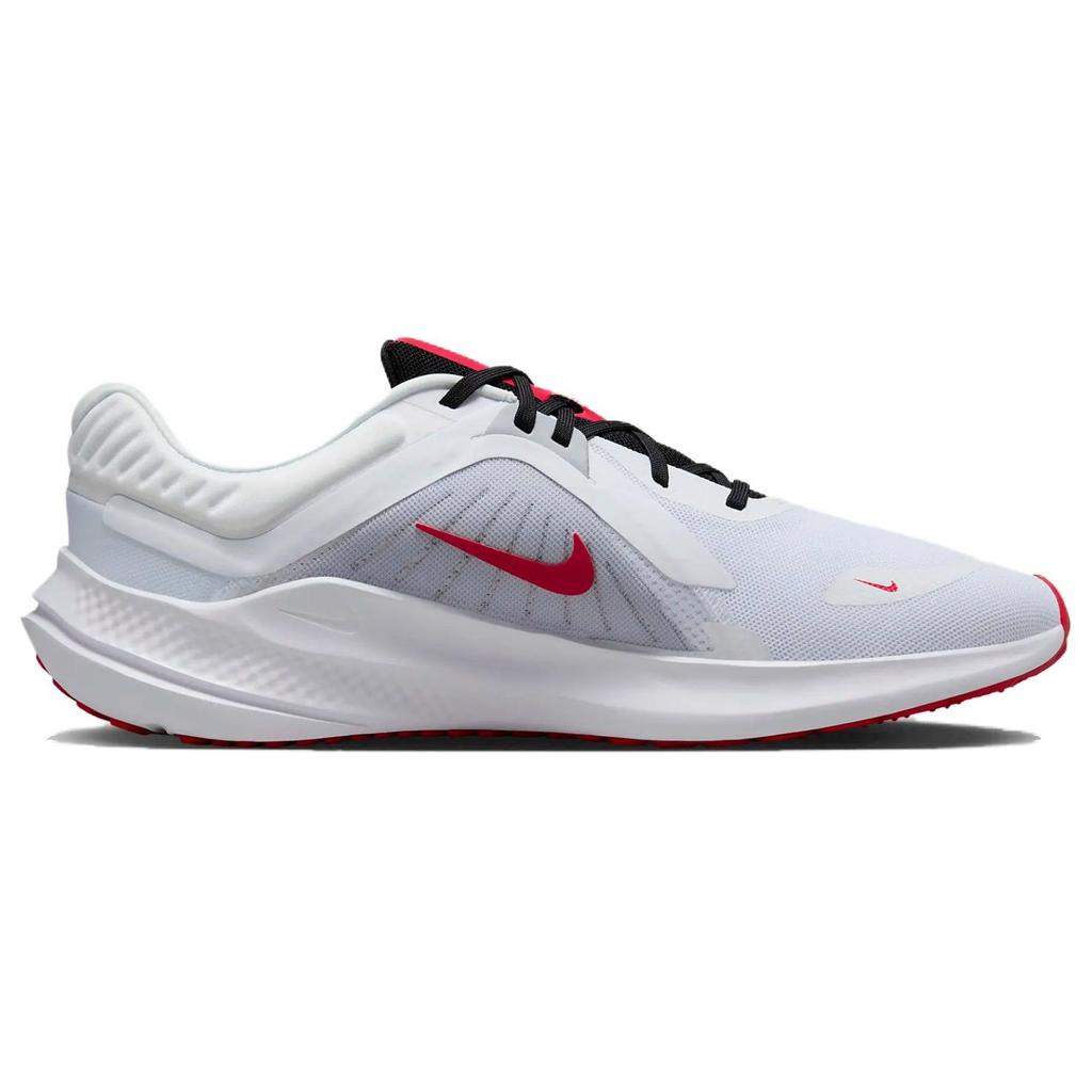 Nike Quest 5 White Fire Red Men Sneakers Light-Smoke-Grey Black DD0204-104