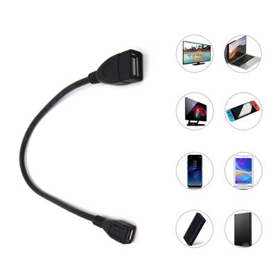 USB 2.0 Buchse auf Micro USB Buchse Verlängerungsadapter Laptop PC Ladegerät Datenübertragung Verlängerungskonverter für Telefon