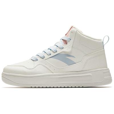 Zapatillas Altas Cómodas Versátiles Antideslizantes Duraderas Zapatillas de Mujer Blanco Azul 922448002Q-4