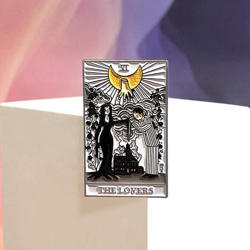 Style Geometric Chic Brooch Colorful Cartoon Pin Ideal For Creative Bag Accessories