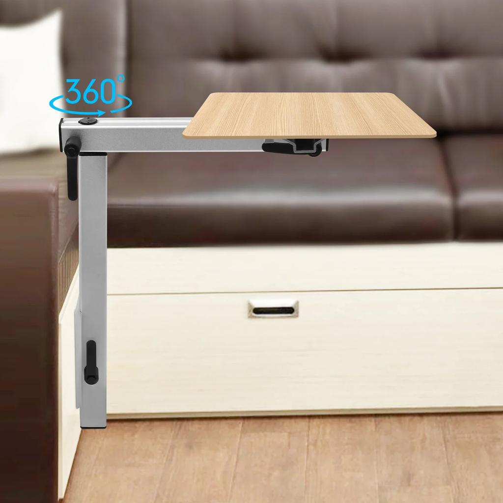 360° Rotatable RV Table Leg Mount - Aluminum Alloy Adjustable Swivel Base W/ 50kg(110lbs) Load Capacity - Modern Table Leg Stand