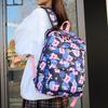 Printed School Bag Women Three-piece Backpack Set Female Bag