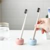 Yousheng 2PCS Toothbrush Holder Ceramic with Hollow Design Stand Multi-Purpose Makeup Brush Holder for Bathroom