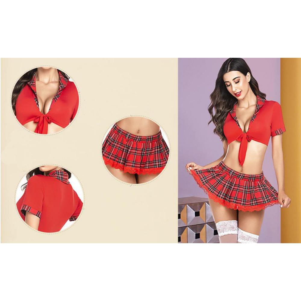 Foreign Trade European and American Sex Underwear Sexy Transparent Student Clothing Sailor Clothing Short Skirt Small Chest Uniform Temptation Set Who