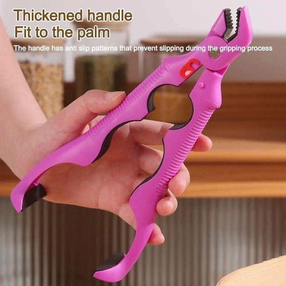 Non-Slip Anti Scalding Clip 3in1 Hot Bowl Gripper Multi-Purpose Bottle Opener Baking Cooking