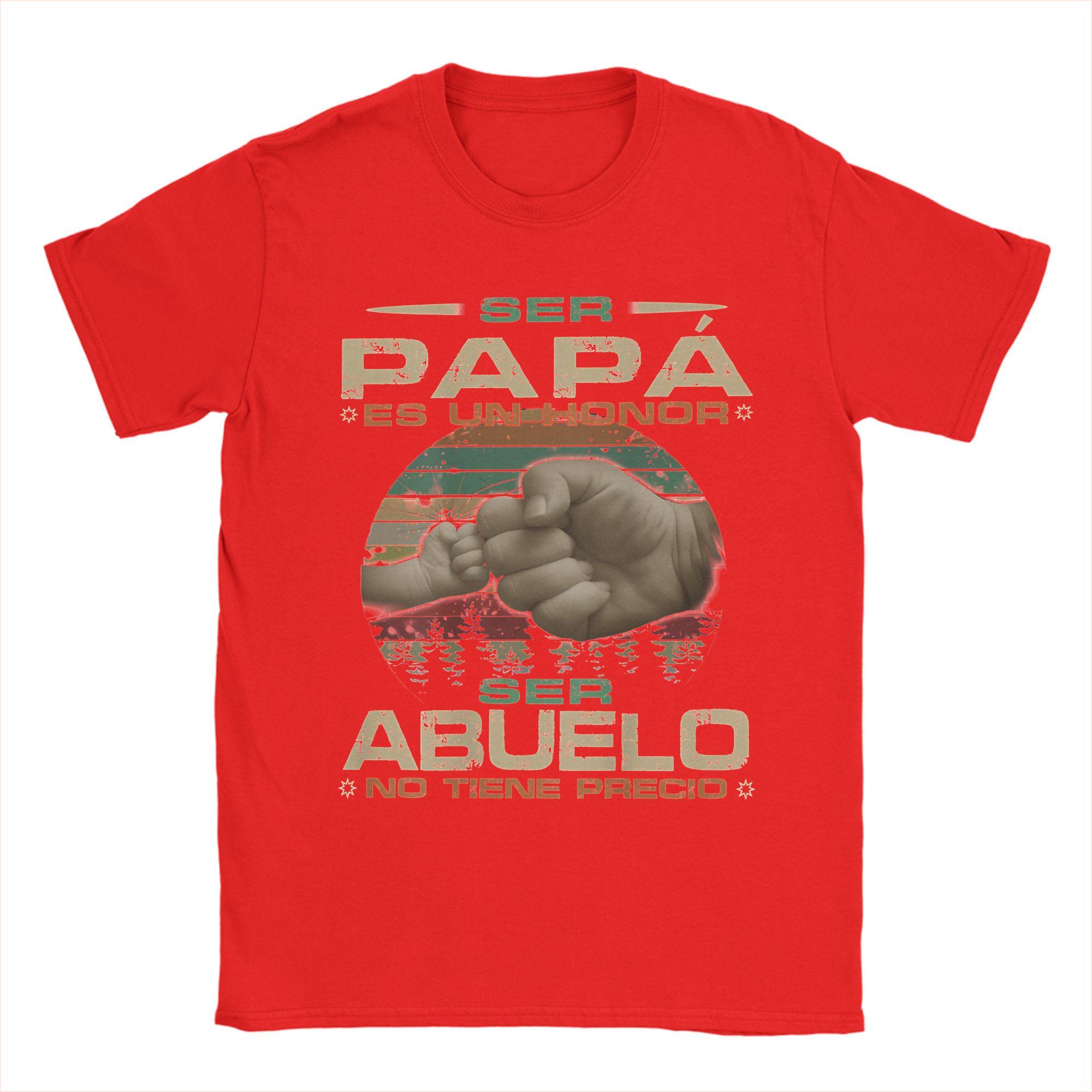 

Ser Papa Es Un Honor TShirt Summer Hip Hop T Shirts Couple 100 Cotton ONeck Plus Size 5XL Clothes Short Sleeve Vintage Tops S