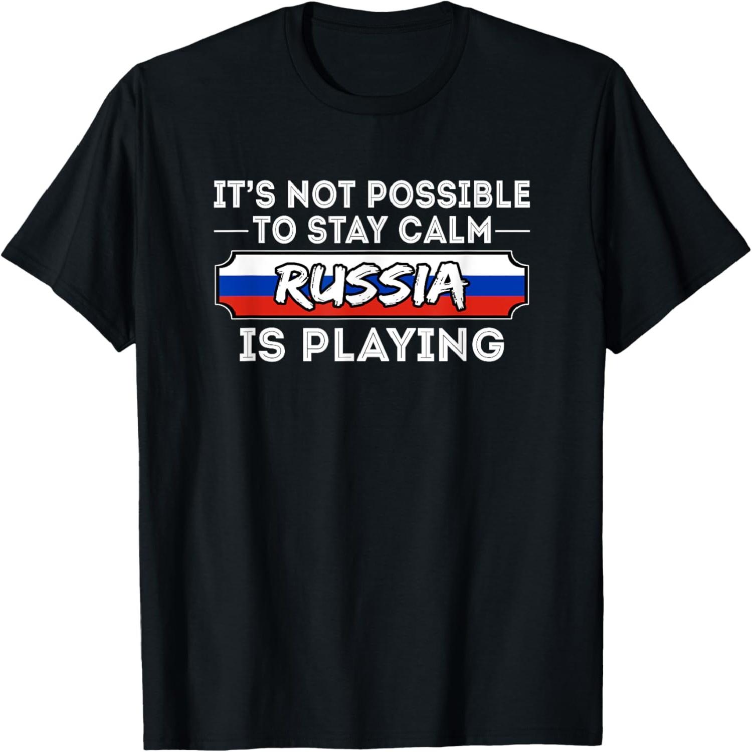 Russia Soccer Jersey Style 2018 Russian Football T Shirt S