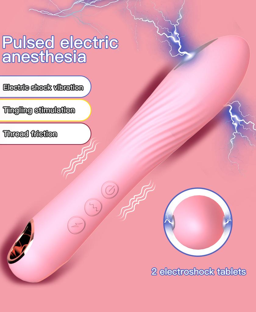 1ppc Electric Shock G-spot Vibrator Mini Female Anal G-spot Clitoral Stimulator Finger Lipstick Vibrator Masturbation Female Sex Toy