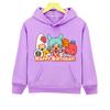 2026 New Toca Boca HAPPY BIRTHDAY! Hoodie for Boys Girls Kids Hoodies Cartoon Print Hoodie Children Clothing Clothes
