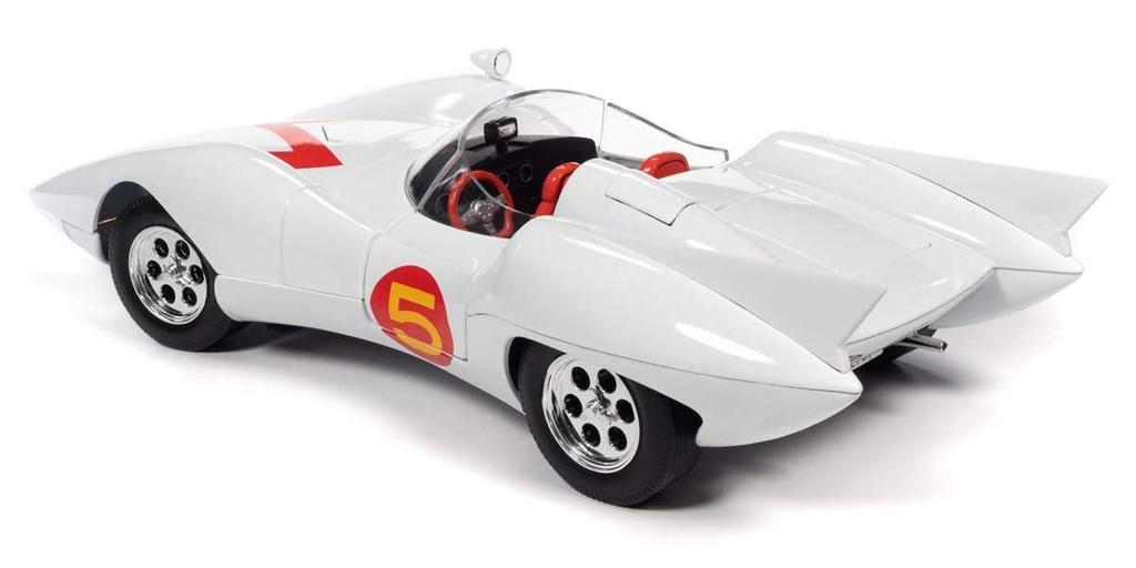 American Muscle Scale Speed Racer Mach 5 Finished Model AWSS124 1/18