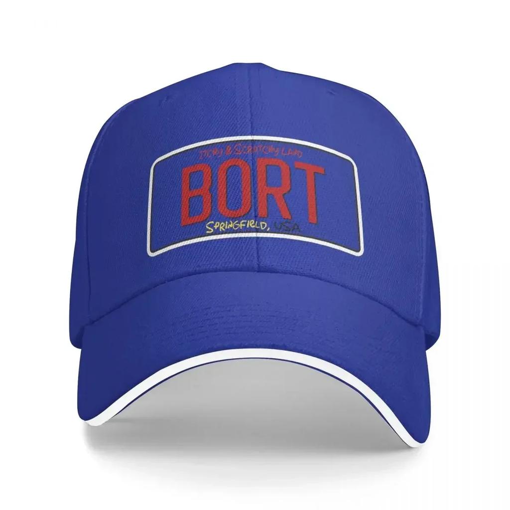 BORT License Plate Bart Baseball Cap Western Hat Derby Hat Rave Hats For Women Unisexs