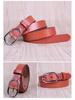 Women's Genuine Leather Fashion Belt – Versatile Casual Waistband with Pin Buckle for Jeans