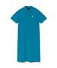 Vintril New York Polo Oversized Long Dress (Teal)