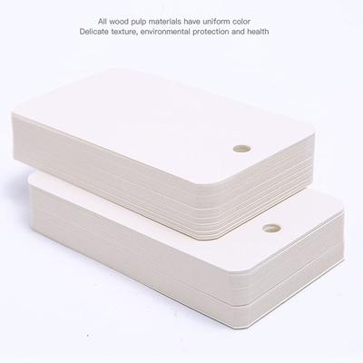 100Sheets Kraft Paper Blank Flashcards With Binder Rings Spiral Notepads Mini Notebooks Study Cards Book Kawaii Stationery
